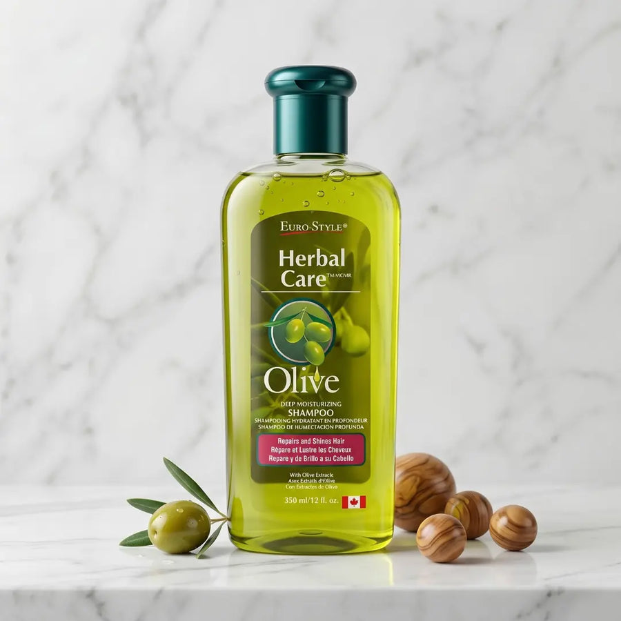 Herbal Care – Shampooing Hydratant Intense, Huile d'Olive, 350ml