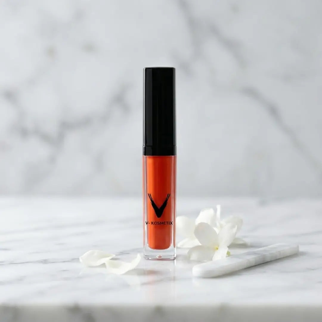V-Kosmetik – Rouge à Lèvres Liquide Velours, Teinte Drama Kween